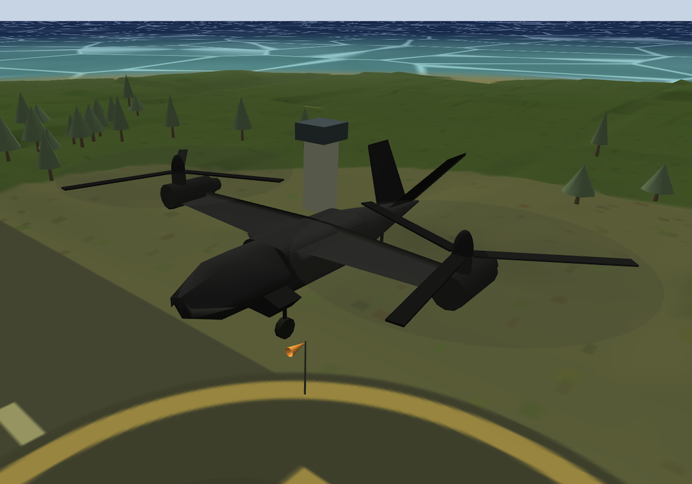 MV-75 tiltrotor sim